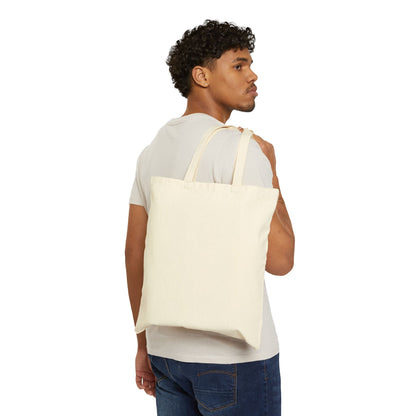 Tote Bag — Waterfall Scenic Canvas Tote with Hindi Nature Quote