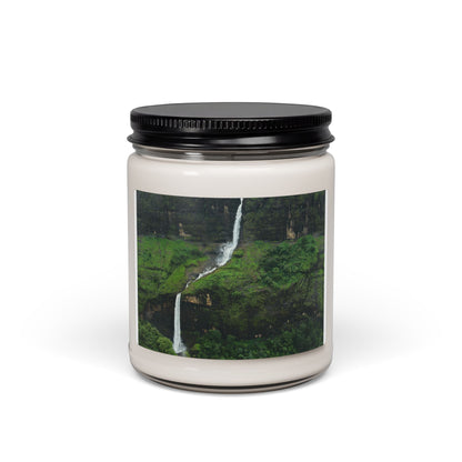Waterfall Forest Scented Soy Candle — 9oz Nature Aromatherapy Candle